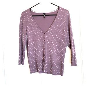 Sweater size L Maurice’s really soft mauve dots